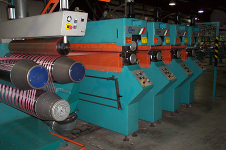 Production and finishing at the Polysteel plant
