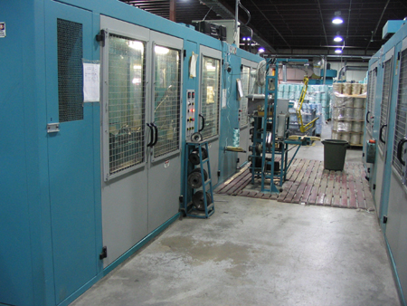 Inside the Polysteel Atlantic manufacturing facility in Cape Breton