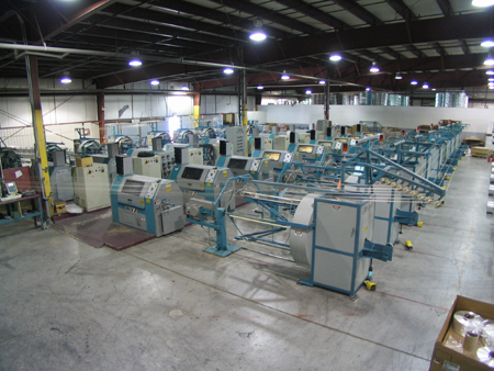 Rope production line at Polysteel